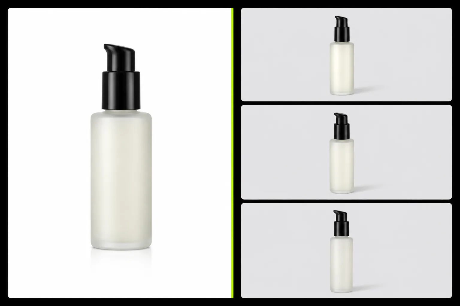 Side-by-side marketplace main image versus catalog listing gallery images