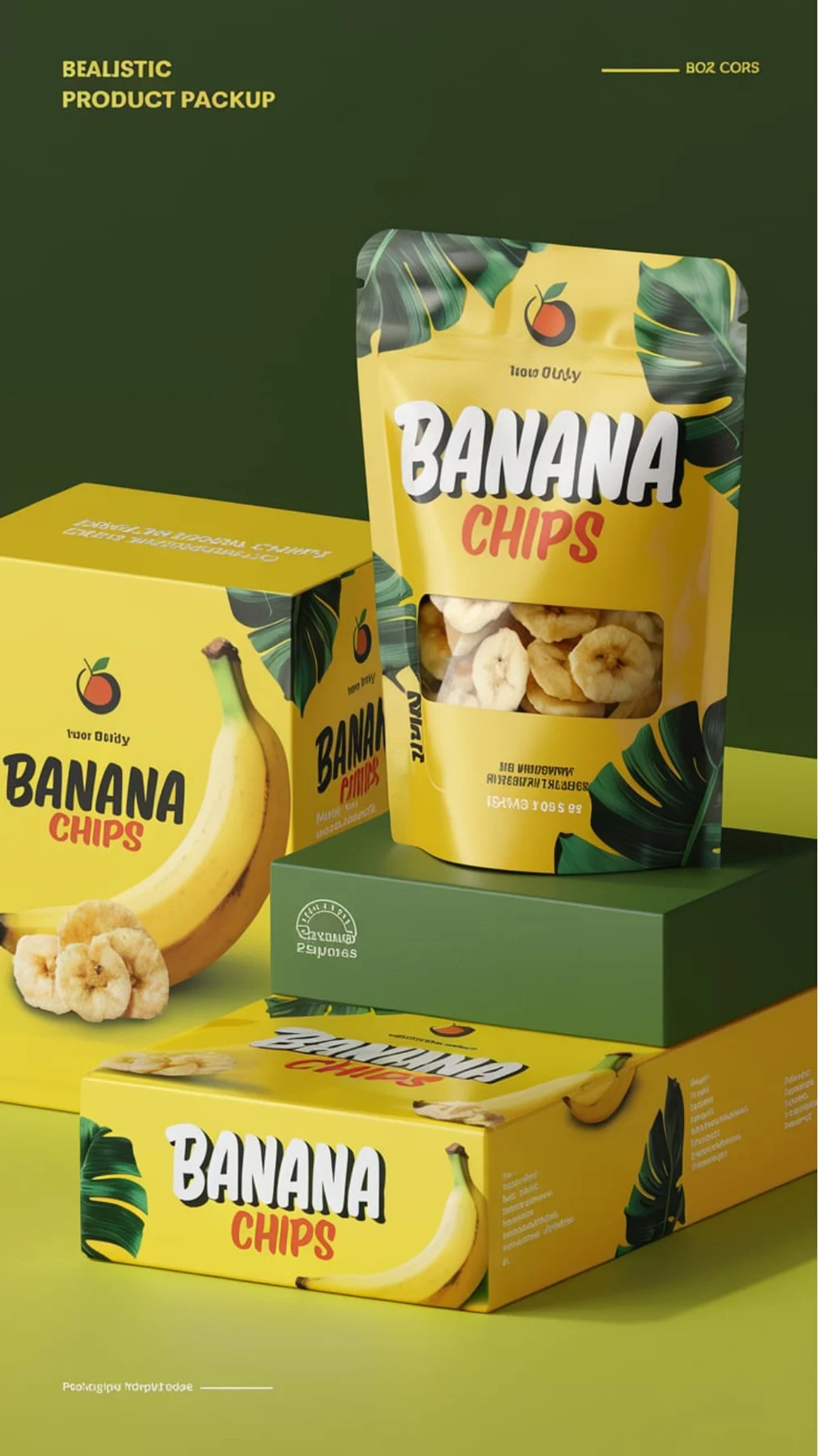 Banana Chips Display Poster